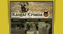 Desktop Screenshot of kangal-croatia.com